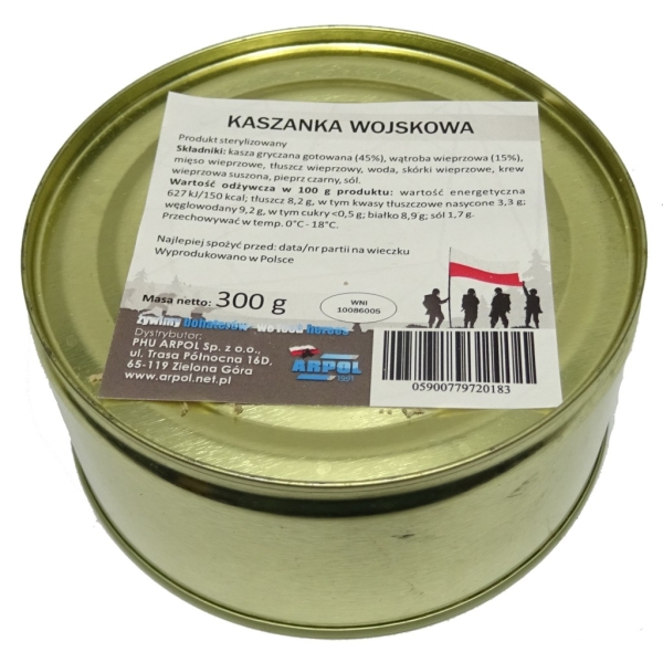 Konserwa WP Kaszanka wojskowa 300 g